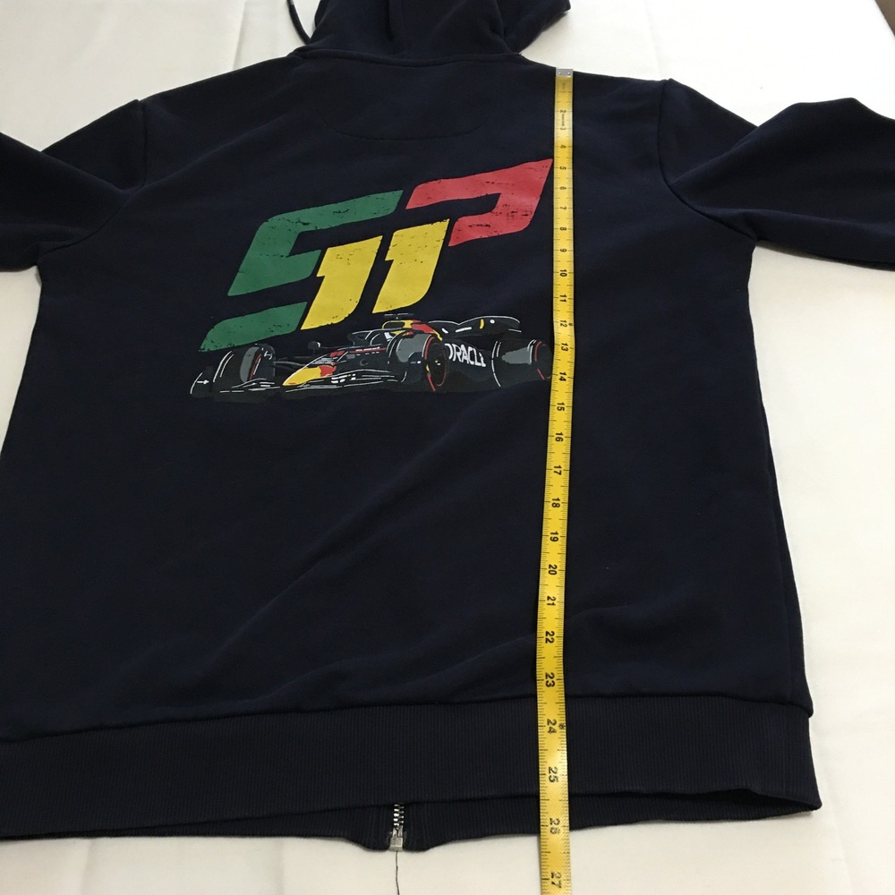 Castore Oracle Red Bull Racing Full Zip Hoodie Small Navy Blue SP11 Sergio Perez - Picture 8 of 8